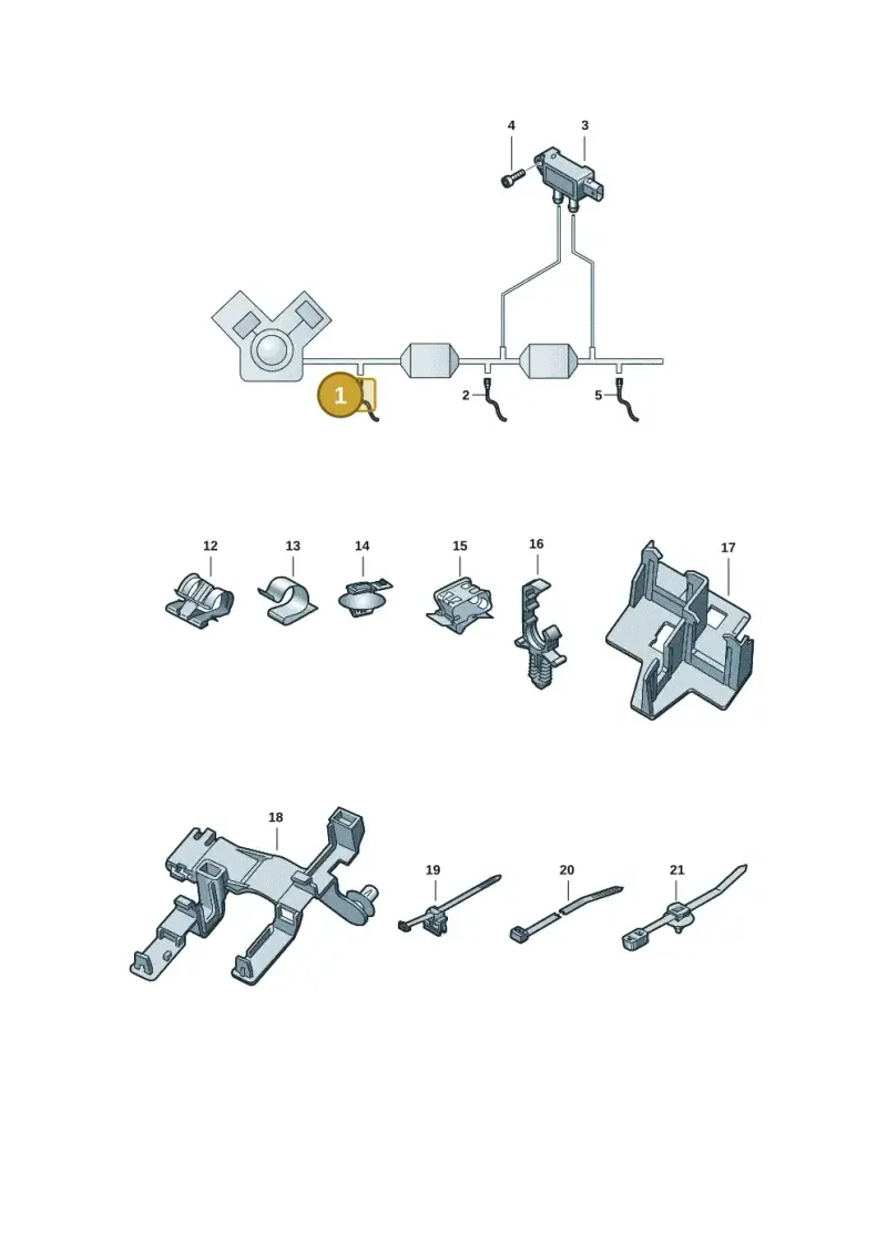 06M906265 — Audi RS5 Sportback (2017-) diagram 847906004, position 1