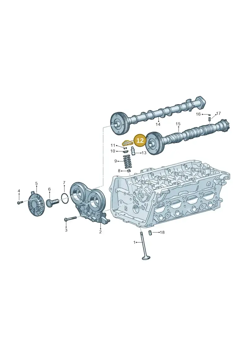 06N109417A — Audi A3 Sportback (2019-2021) diagram 596109017, position 12
