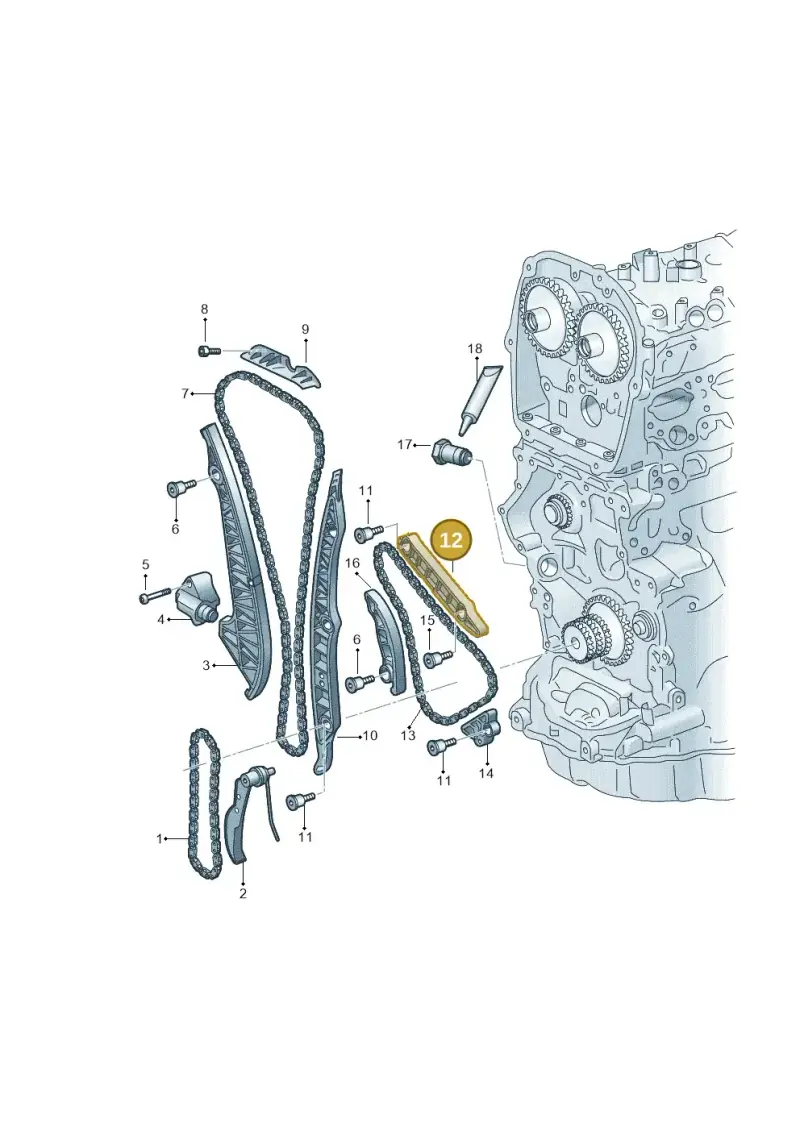 06N109469B — Audi A3 Sportback (2019-2021) diagram 596109042, position 12