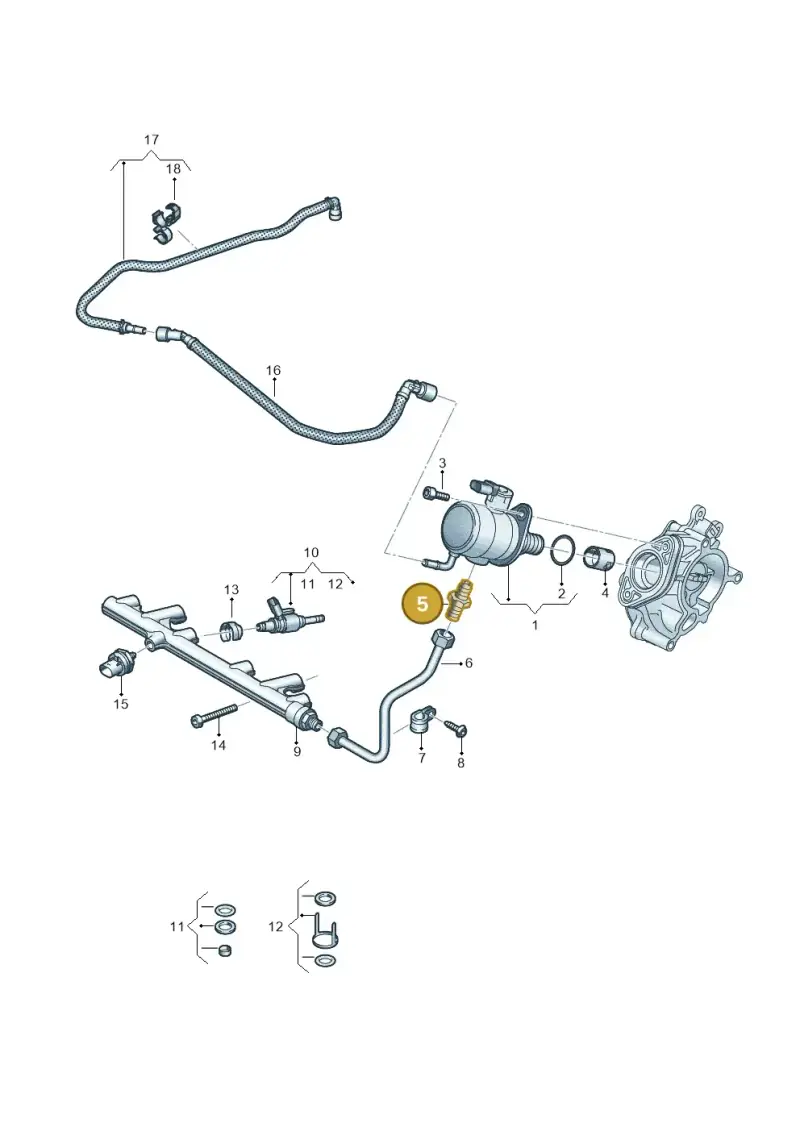 06N127065 — Audi Q3 quattro (2018-2019) diagram 813133190, position 5