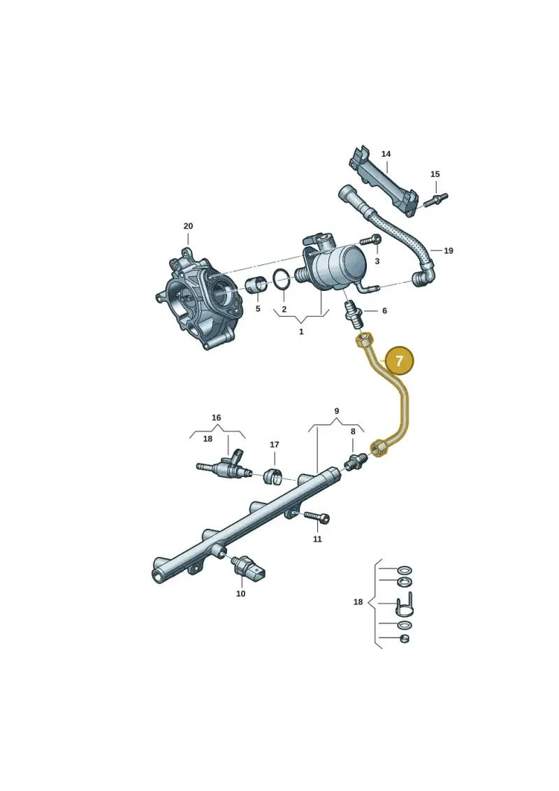 06N127501D — Audi Q5 (2016-2020) diagram 849133072, position 7