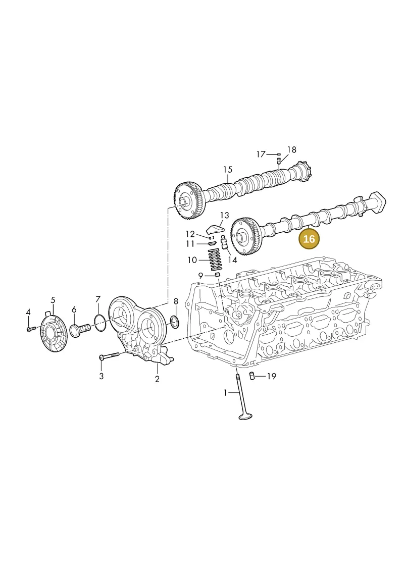 06Q109021C — Audi Q6 (2022-) diagram 596109019, position 16