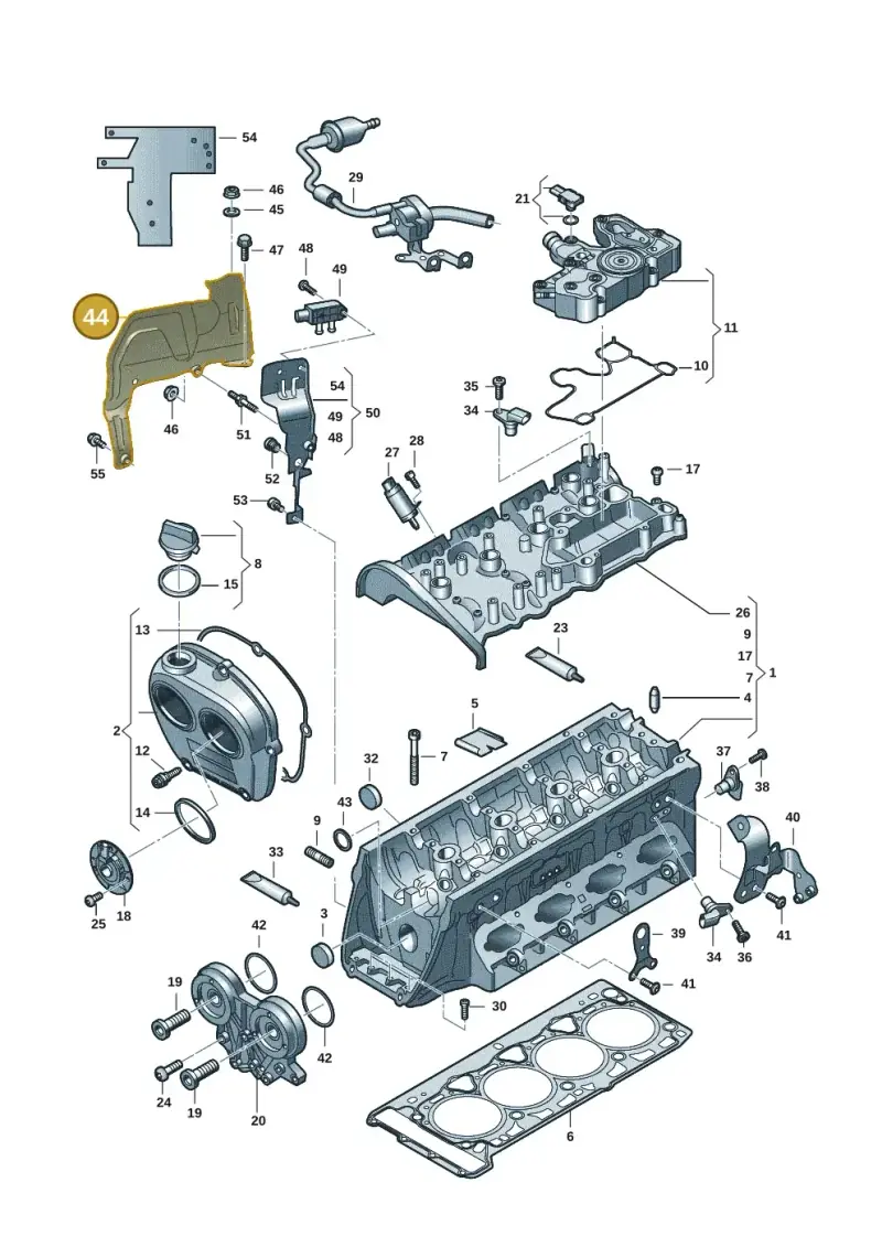 06Q129597F — Audi Q3 quattro (2018-2019) diagram 849103036, position 44