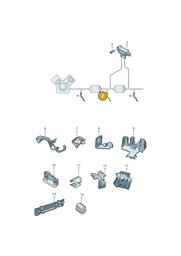 06Q919519T — Audi A1 sportback 1.0 (2018-) diagram 803906003, position 2
