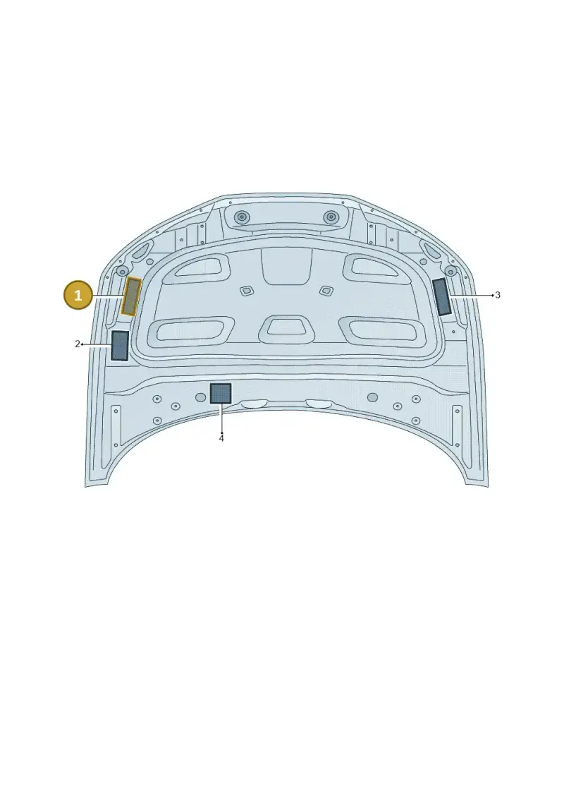 077010542B — Audi RS5 Sportback (2017-2025) diagram 897010100, position 1