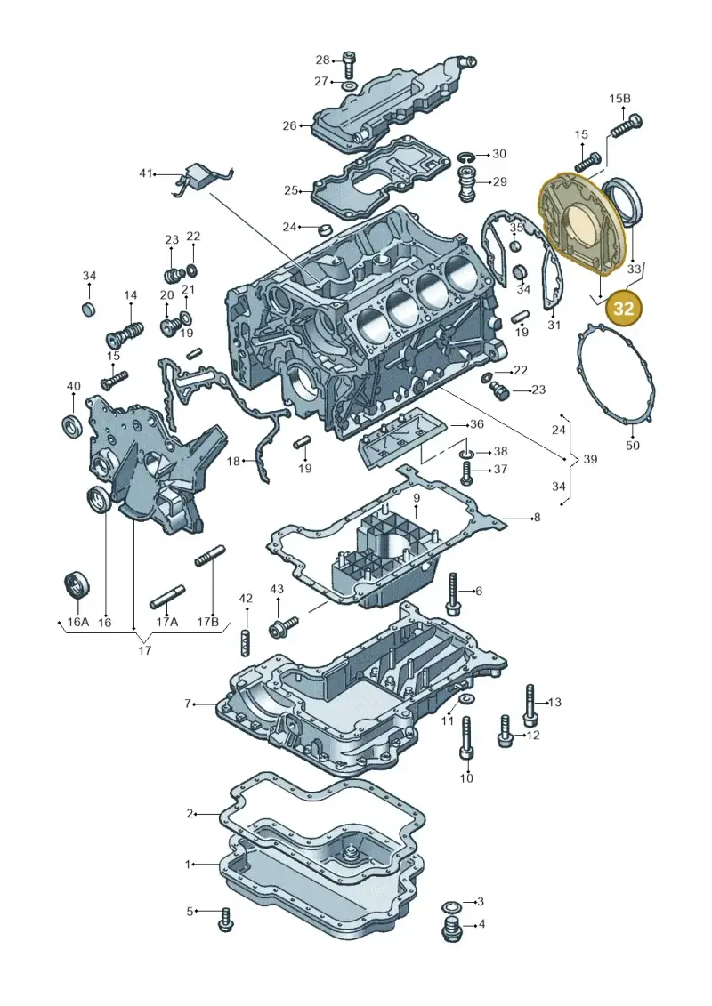077103171N — Audi A8/S8/qu. lang (2003-2007) diagram 090002500, position 32