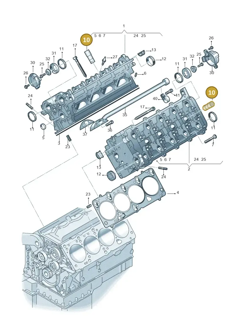 077103671C — Audi A8/S8/qu. lang (2003-2007) diagram 255103690, position 10