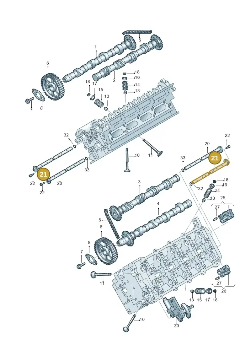 077109372D — Audi A8/S8/qu. lang (2003-2007) diagram 255109440, position 21