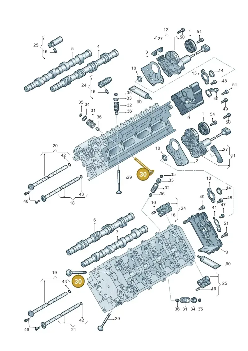 077109611S — Audi A4/S4 Cabrio./qu. 07> (2006-) diagram 247109400, position 30