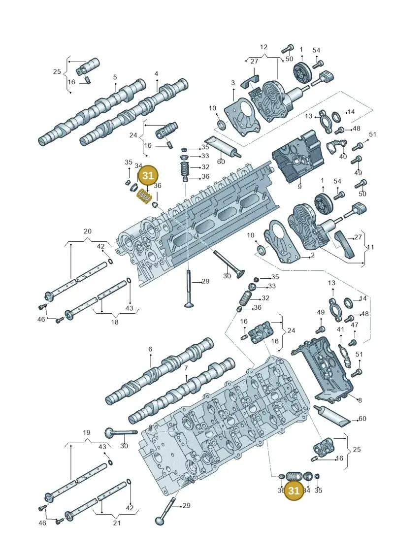 077109623C — Audi A4/S4 Cabrio./qu. 07> (2006-) diagram 247109400, position 31
