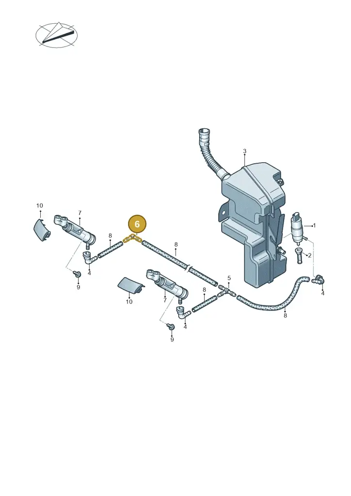 077133382B — Audi Q3 1.4 (2016-) diagram 855955300, position 6