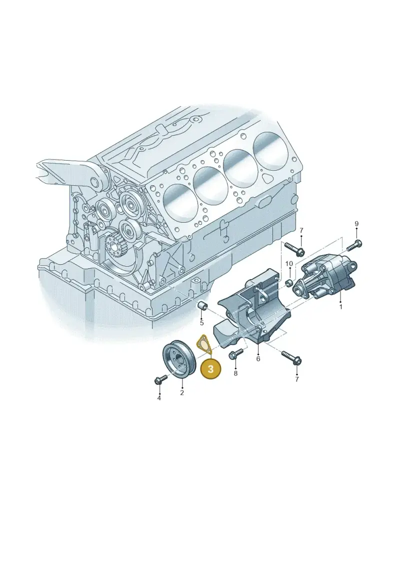 077145194B — Audi A8/S8/qu. lang (2003-2007) diagram 256145880, position 3