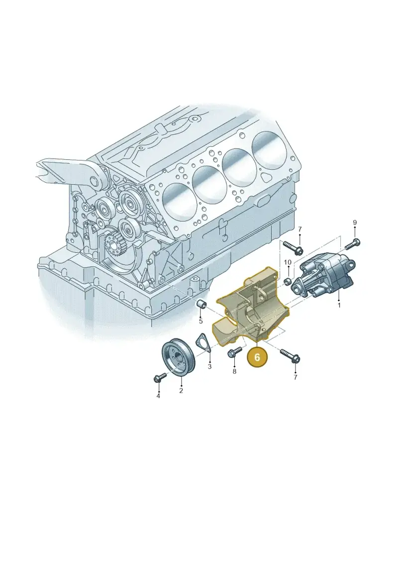 077260885N — Audi A8/S8/qu. lang (2003-2007) diagram 256145880, position 6