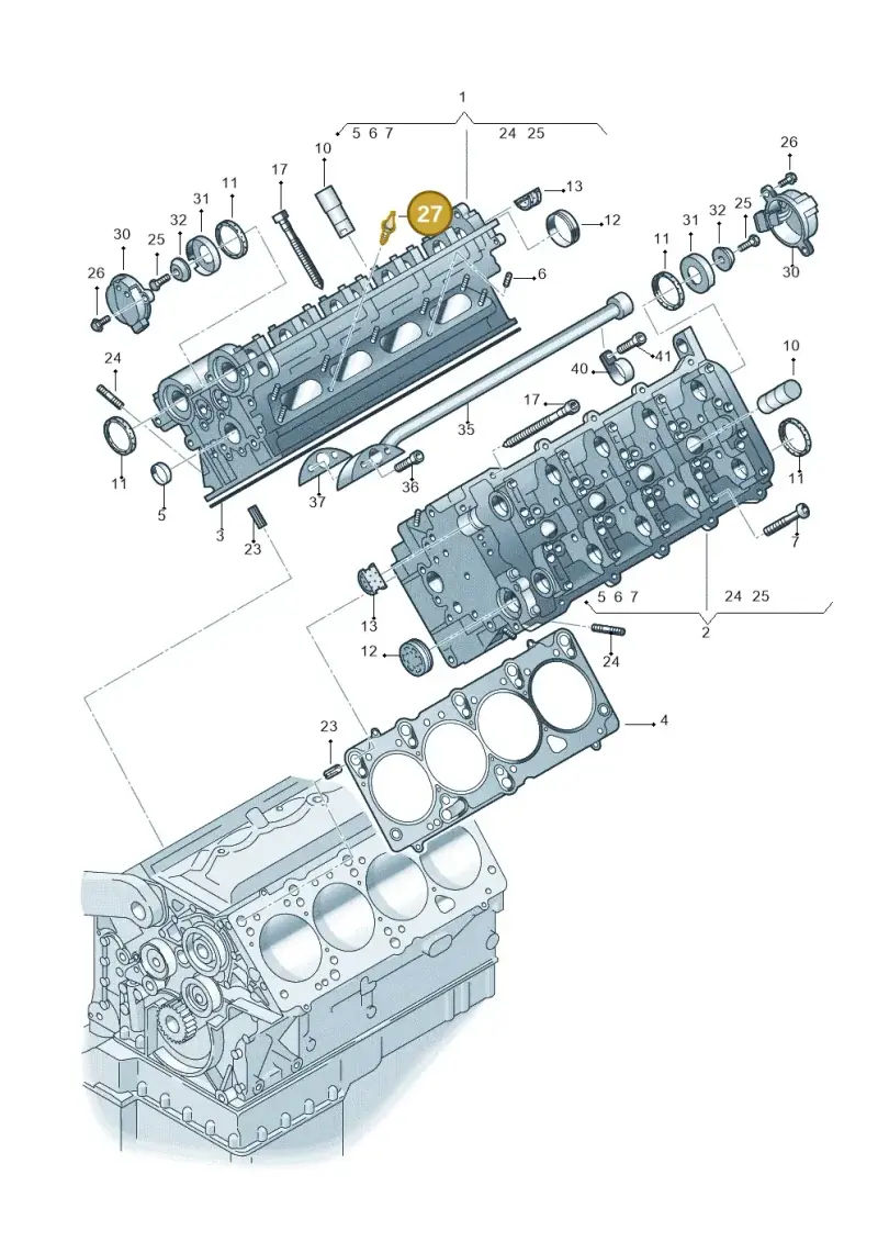 078103251 — Audi A8/S8/qu. lang (2003-2007) diagram 255103690, position 27