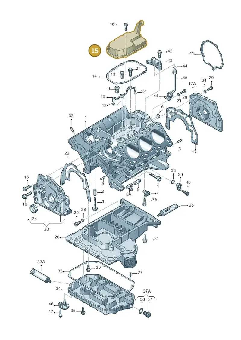 078103773F — Audi A4/S4 Cabrio./qu. (2002-2006) diagram 260103310, position 15