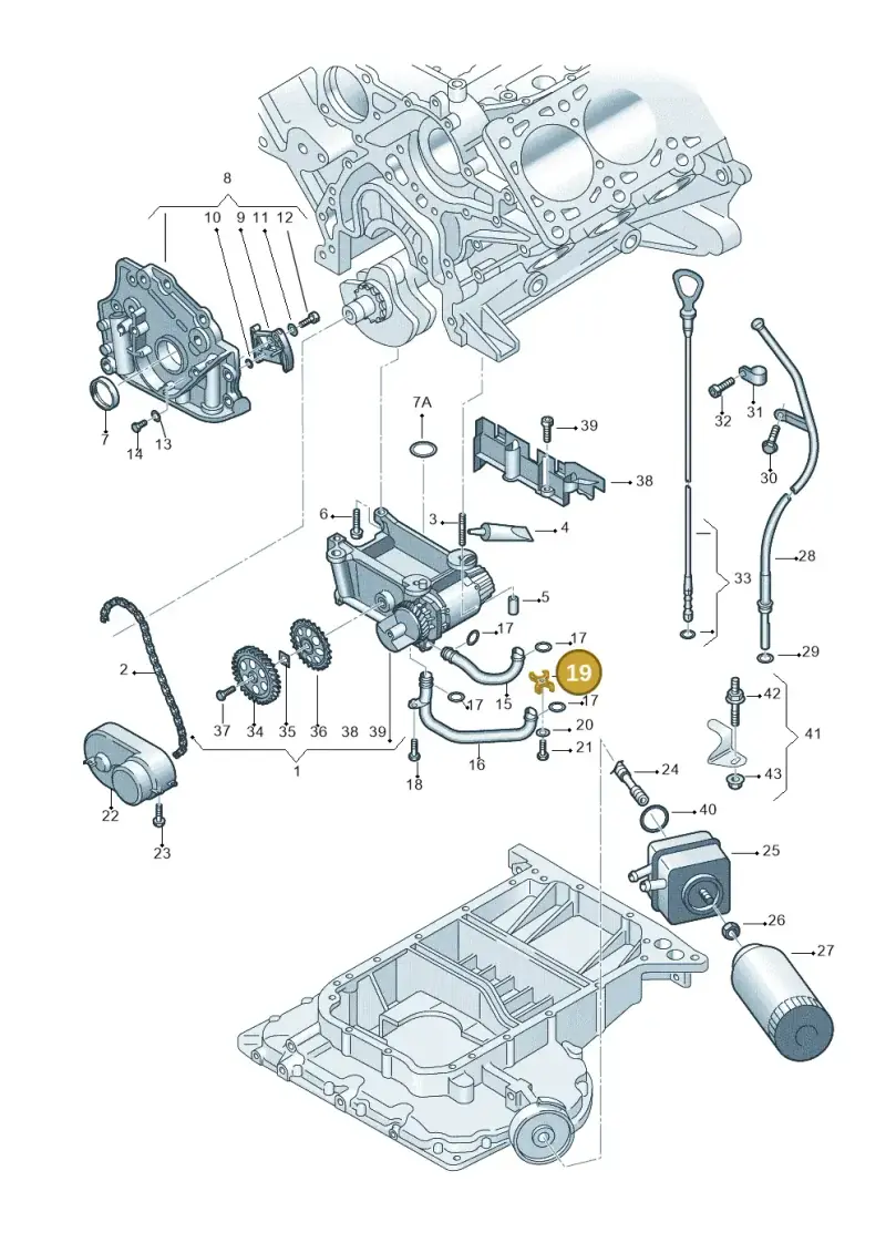 078115271A — Audi A4/S4/Av./qu.     05> (2005-) diagram 249115430, position 19