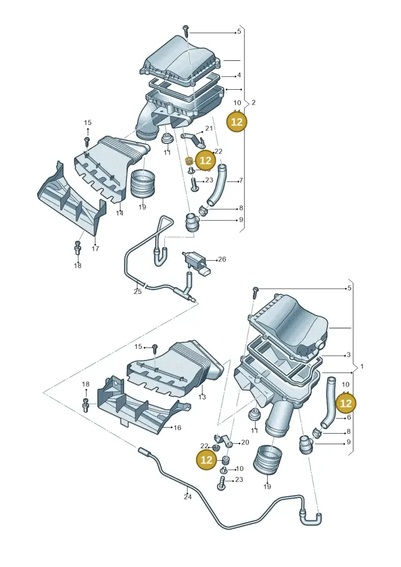 078129669 — Audi RS6 Avant qu.5.0 (2007-2010) diagram 641133300, position 12