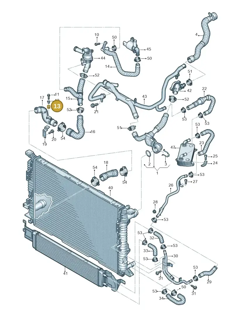 078129669 — Audi RSQ3 qu. 2.5 (2013-2018) diagram 764121330, position 13