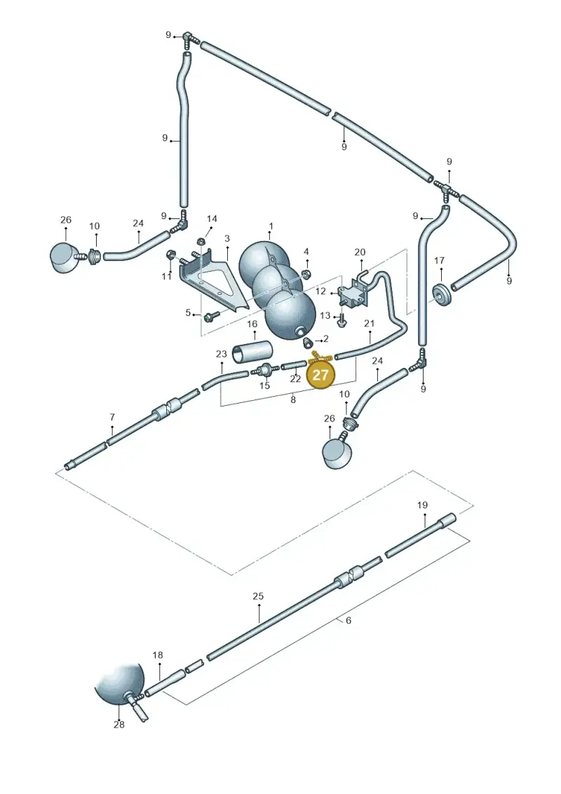 078129737A — Audi RS4 Cabrio qu.    08> (2007-) diagram 249131450, position 27