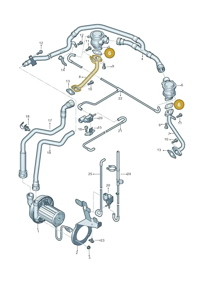 078131120K — Audi RS4 Cabrio qu.    08> (2007-) diagram 473131250, position 6
