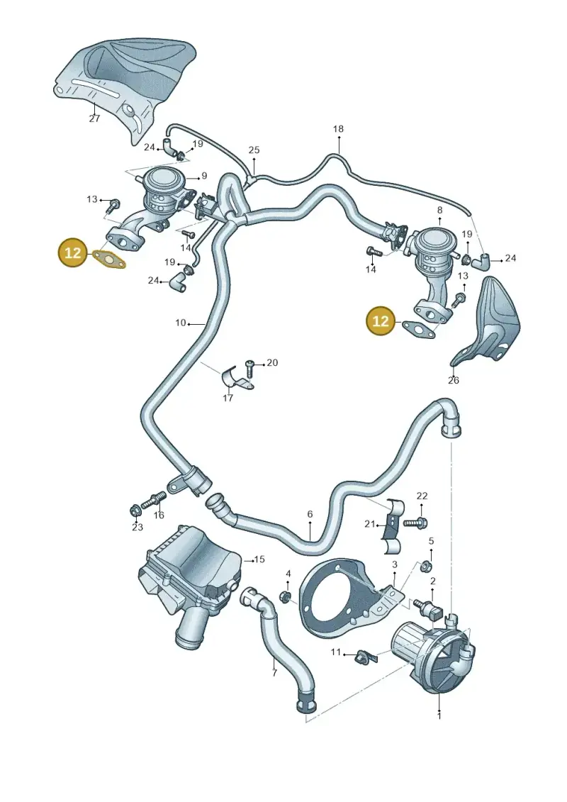 078131120K — Audi RS6 Avant qu.5.0 (2007-2010) diagram 641131450, position 12