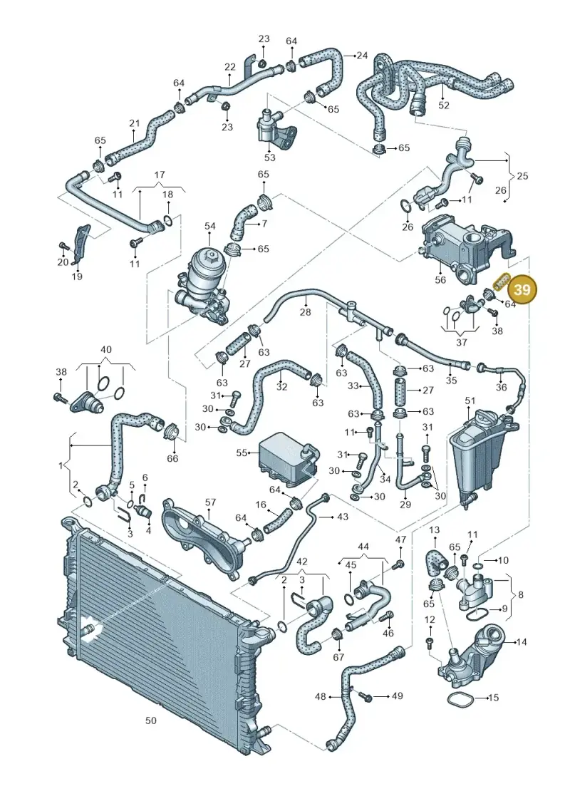 078133335A — Audi A5 Sportback (2011-2017) diagram 724121400, position 39