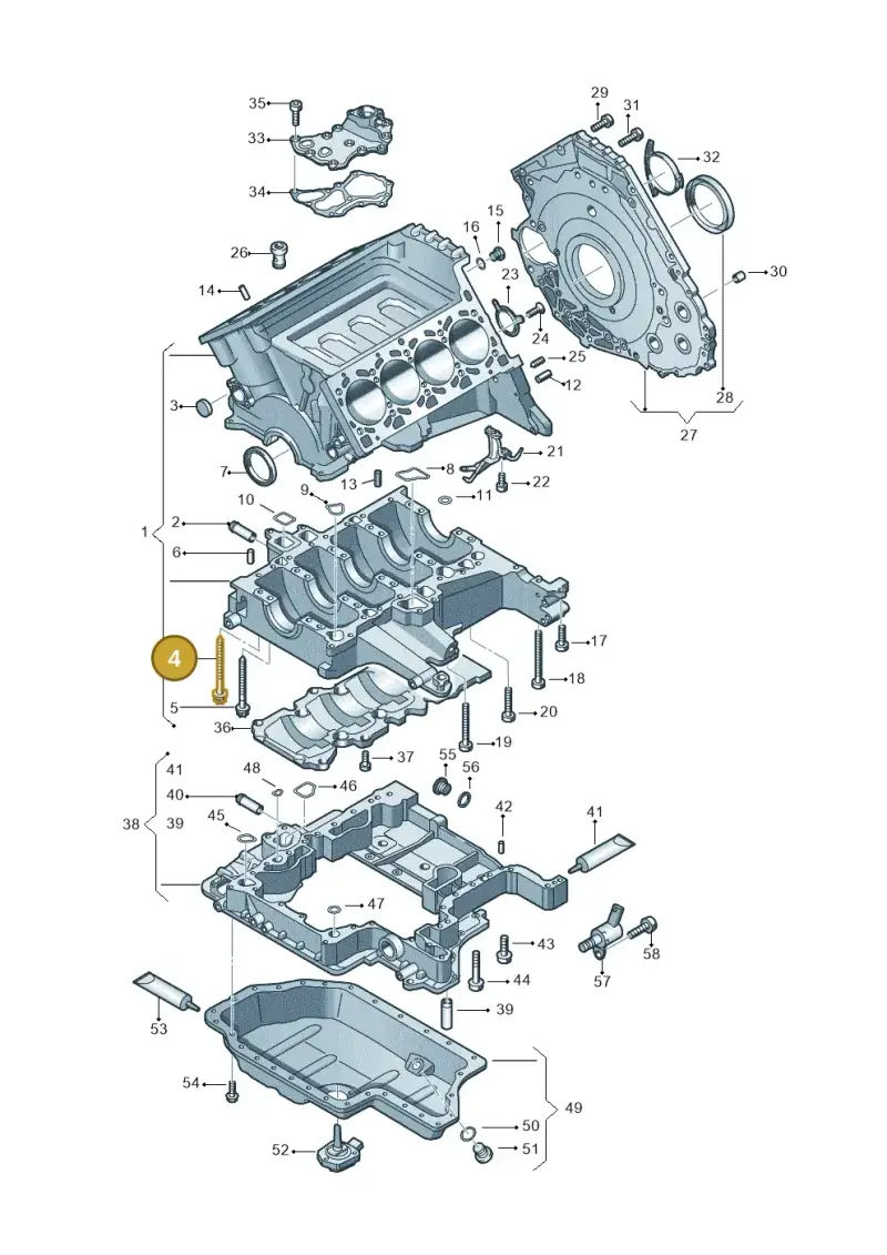 079103039A — Audi Q7 qu. 3.0 TDI (2009-2015) diagram 478103120, position 4