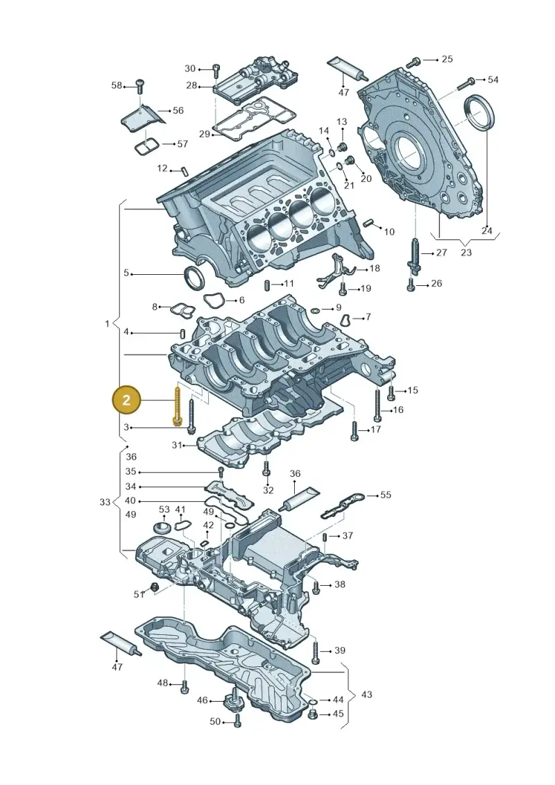 079103039A — Audi RS6 Avant (2013-2018) diagram 717103150, position 2