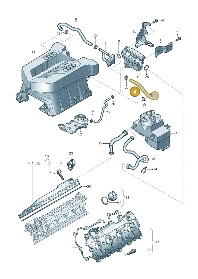 079103209BA — Audi R8 qu. 5.2 (2012-2015) diagram 752103310, position 4