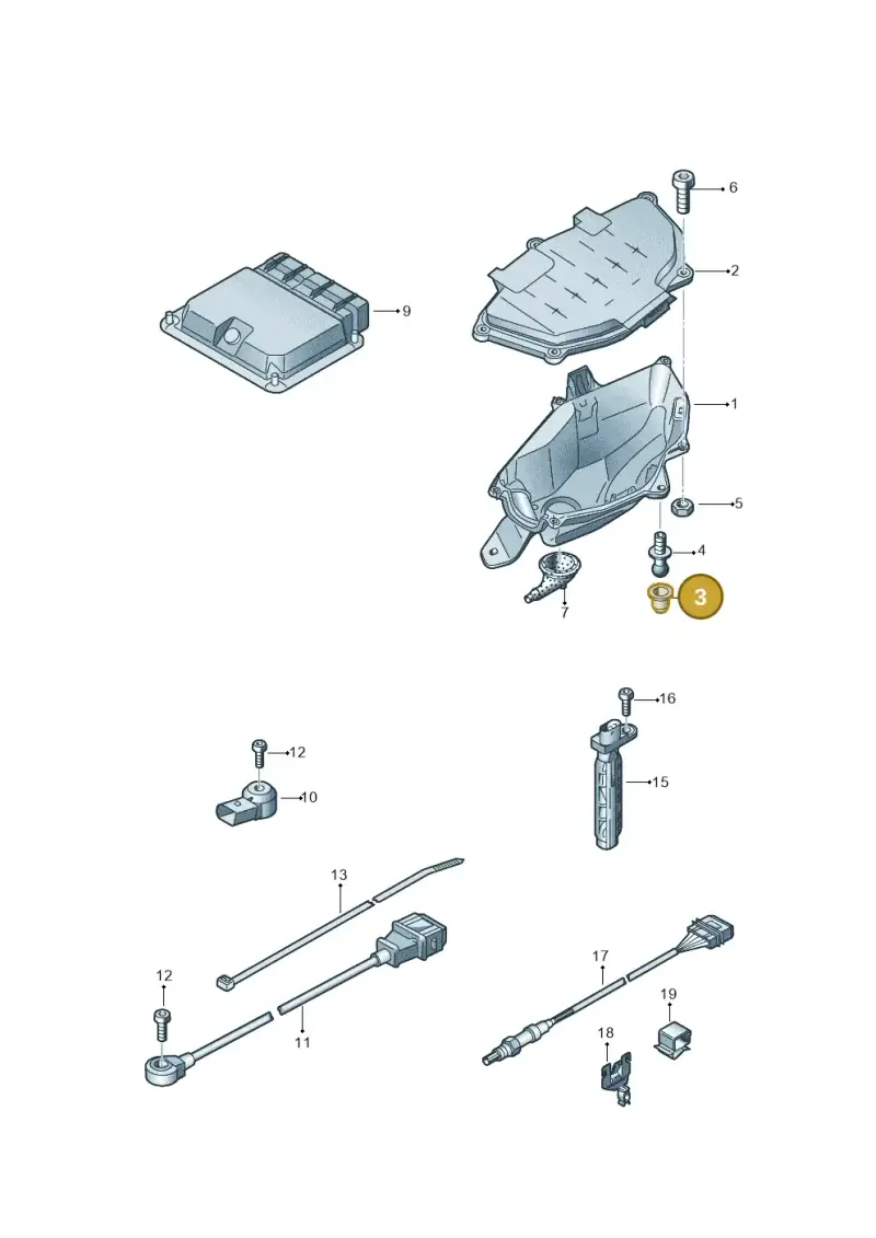 079103226 — Audi A6 2.0 tdi (2010-2015) diagram 717906000, position 3