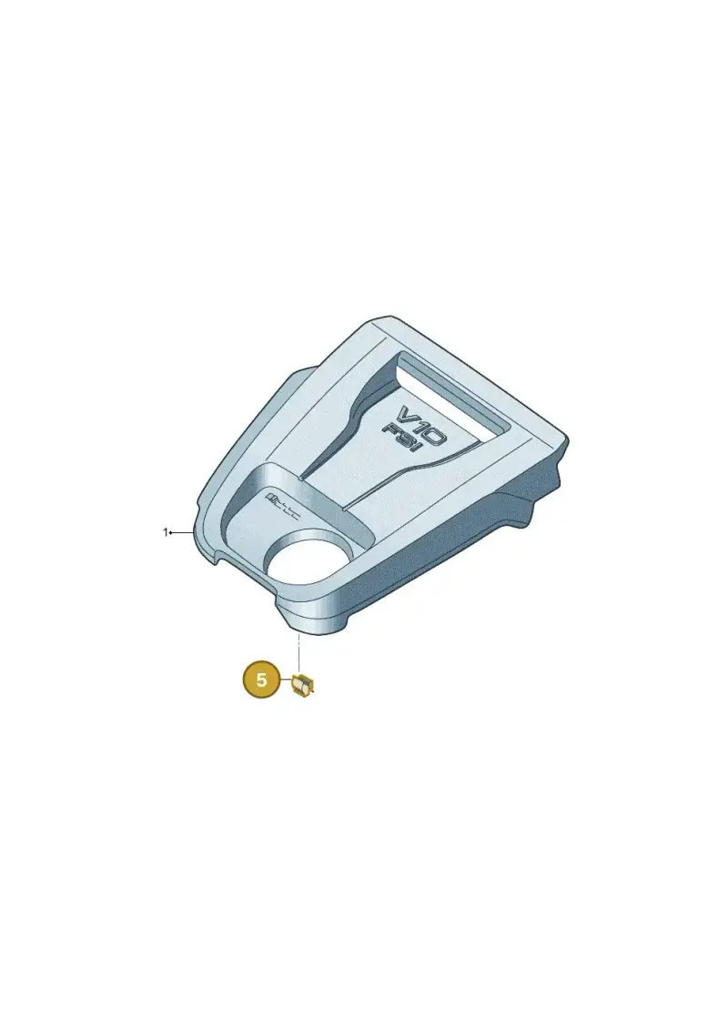 079103314 — Audi R8 Spyder (2015-2024) diagram 872103700, position 5