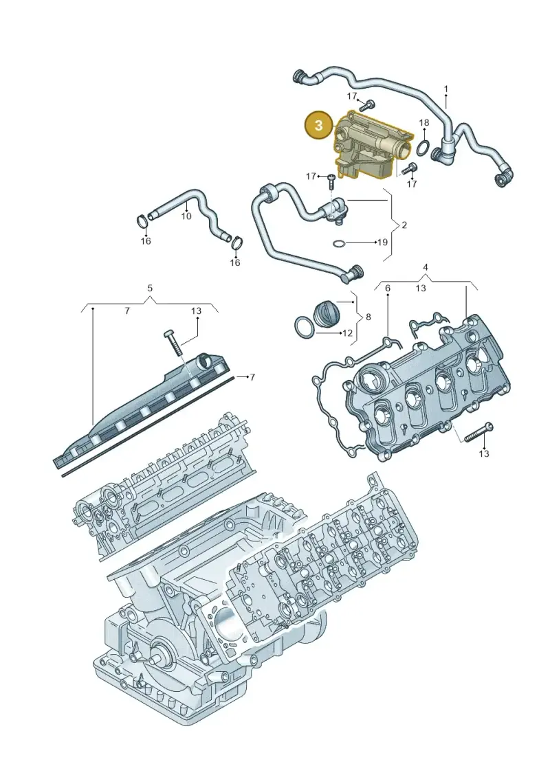 079103464F — Audi RS4 Cabrio qu.    08> (2007-) diagram 473103500, position 3