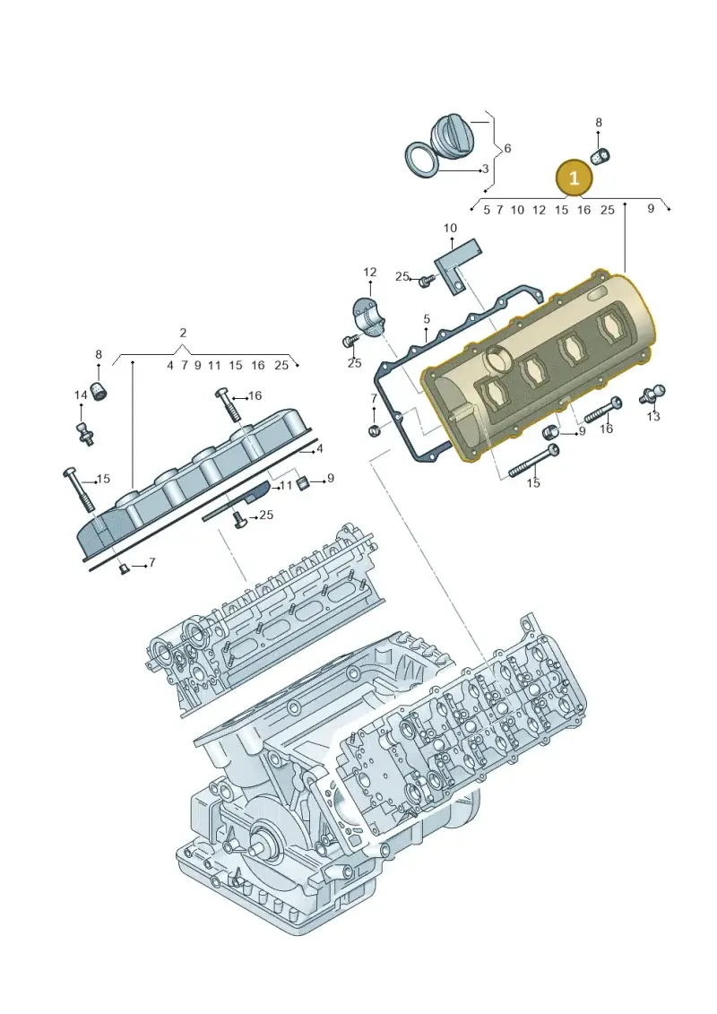 079103471AC — Audi A4/S4 Cabrio./qu. (2002-2006) diagram 247103700, position 1