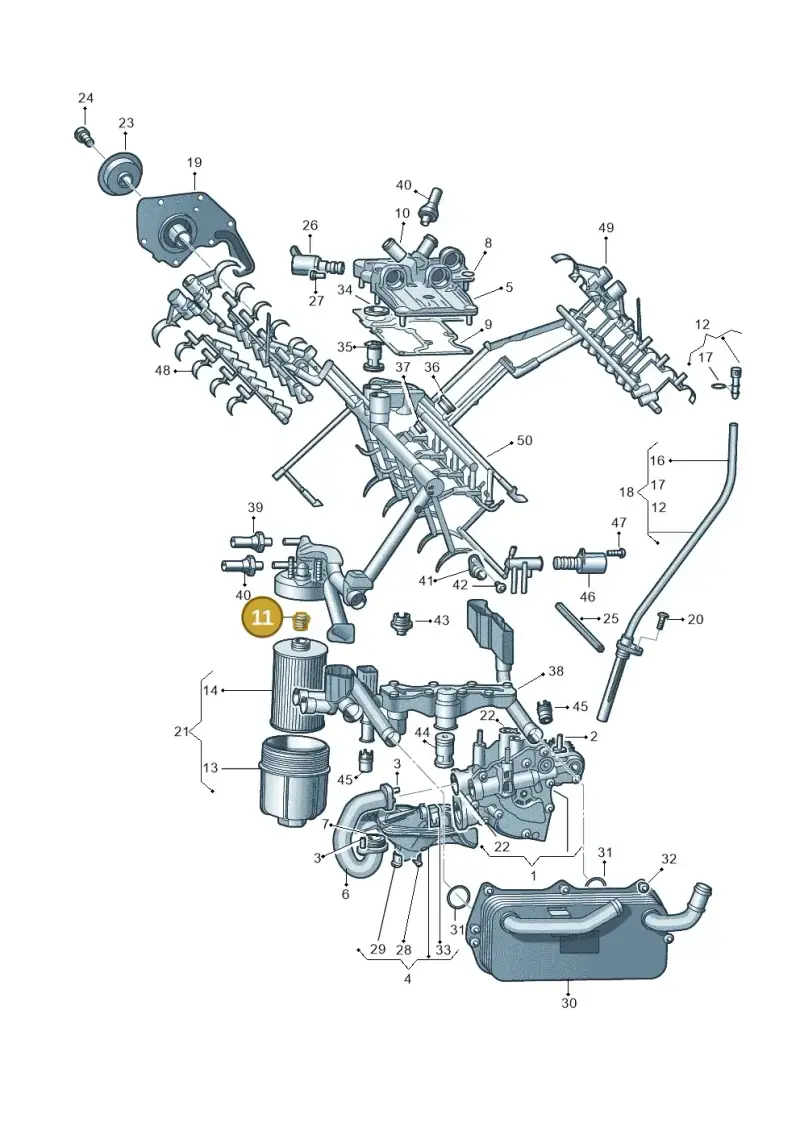079103765A — Audi A7 Sportback (2014-2018) diagram 717115100, position 11