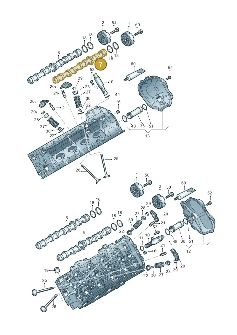 079109003GN — Audi RS6 Avant (2013-2018) diagram 758109100, position 7