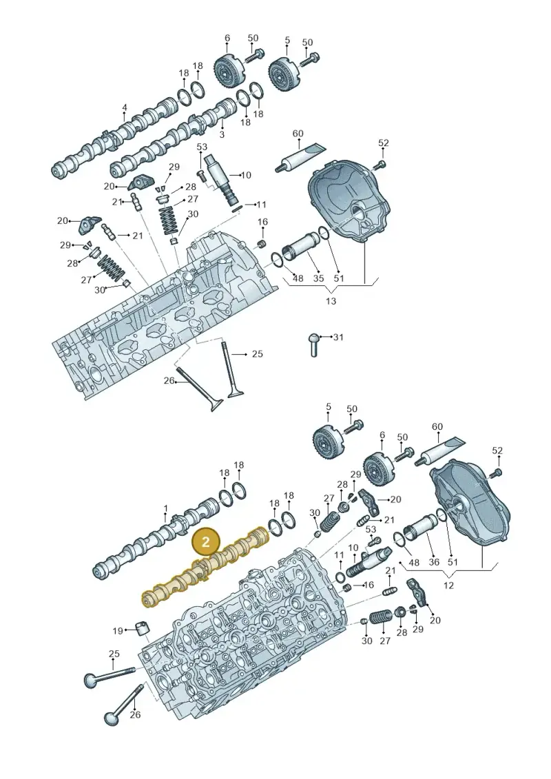 079109003HA — Audi A8L qu. 3.0 TDI (2013-2018) diagram 771109150, position 2