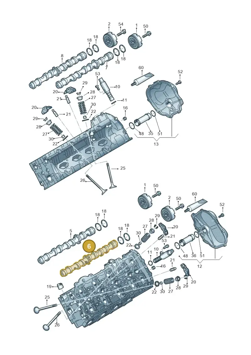 079109003HB — Audi A7 Sportback (2014-2018) diagram 758109100, position 6