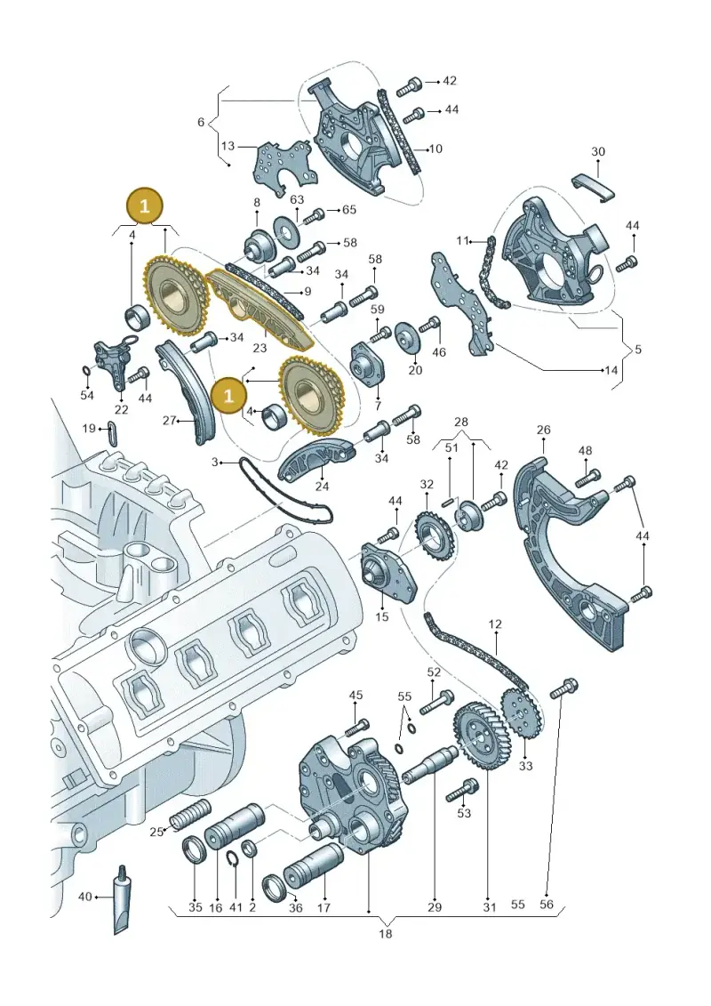 079109077G — Audi R8                08> (2007-) diagram 473109200, position 1