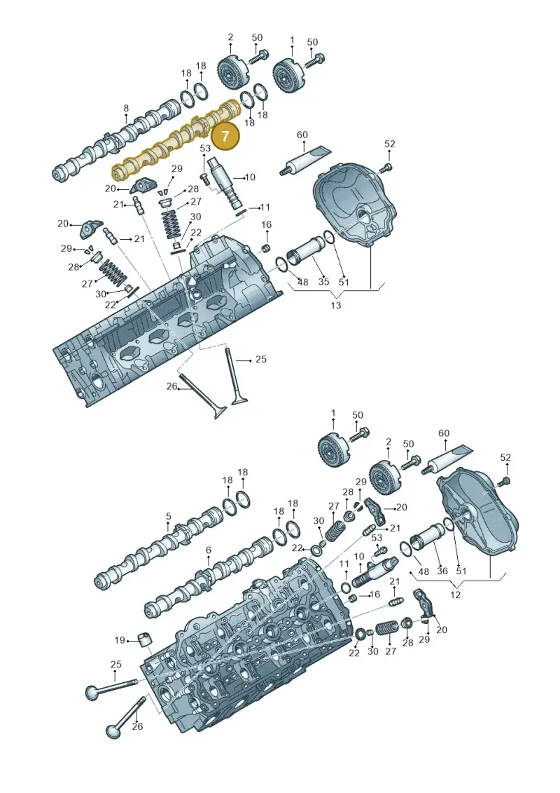 079109101EB — Audi R8 qu. 5.2 (2012-2015) diagram 473109100, position 7