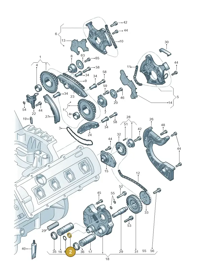 079109135E — Audi R8 qu. 5.2 (2012-2015) diagram 473109200, position 2