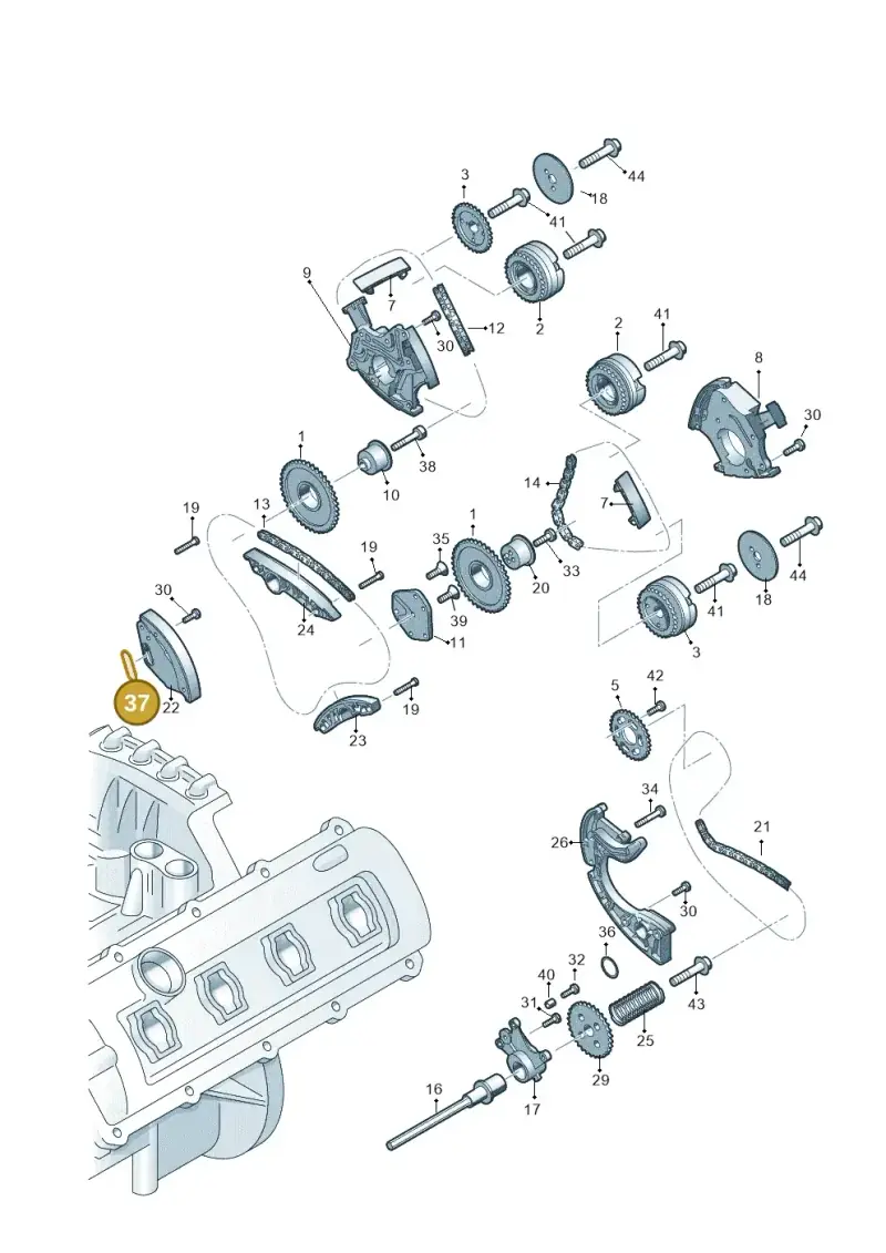 079109139L — Audi A6 Av. qu. 3.0 (2012-2018) diagram 751109350, position 37