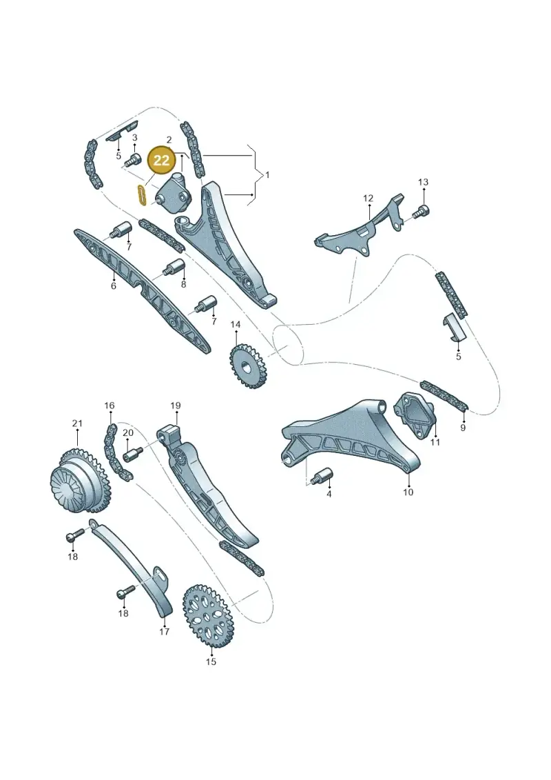 079109139L — Audi Q8 Quattro 3,0 (2018-) diagram 849109350, position 22