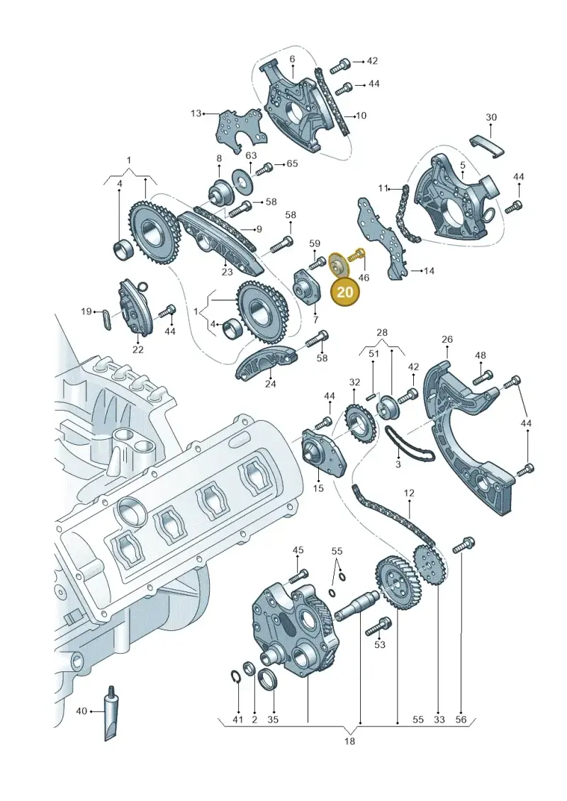 079109180A — Audi R8 Spyder (2015-2024) diagram 872109300, position 20