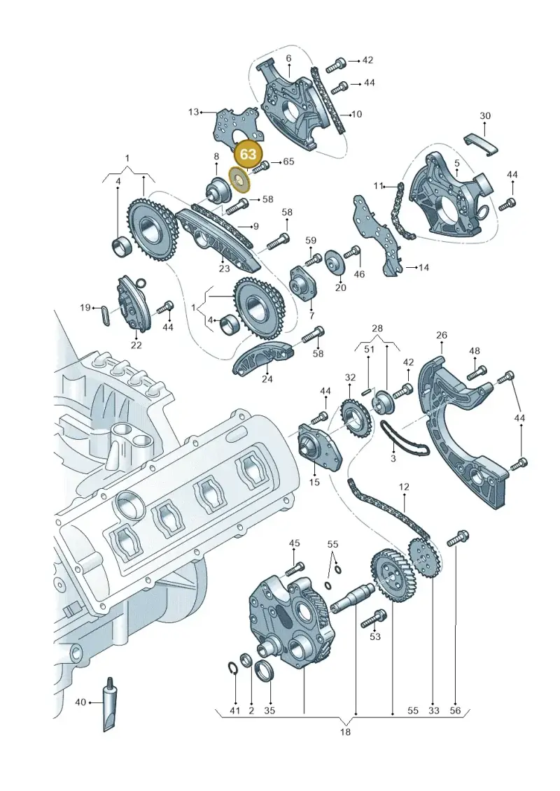 079109180D — Audi R8 Spyder (2015-2024) diagram 872109300, position 63