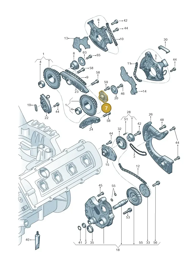 079109224F — Audi R8 Spyder (2015-2024) diagram 872109300, position 7