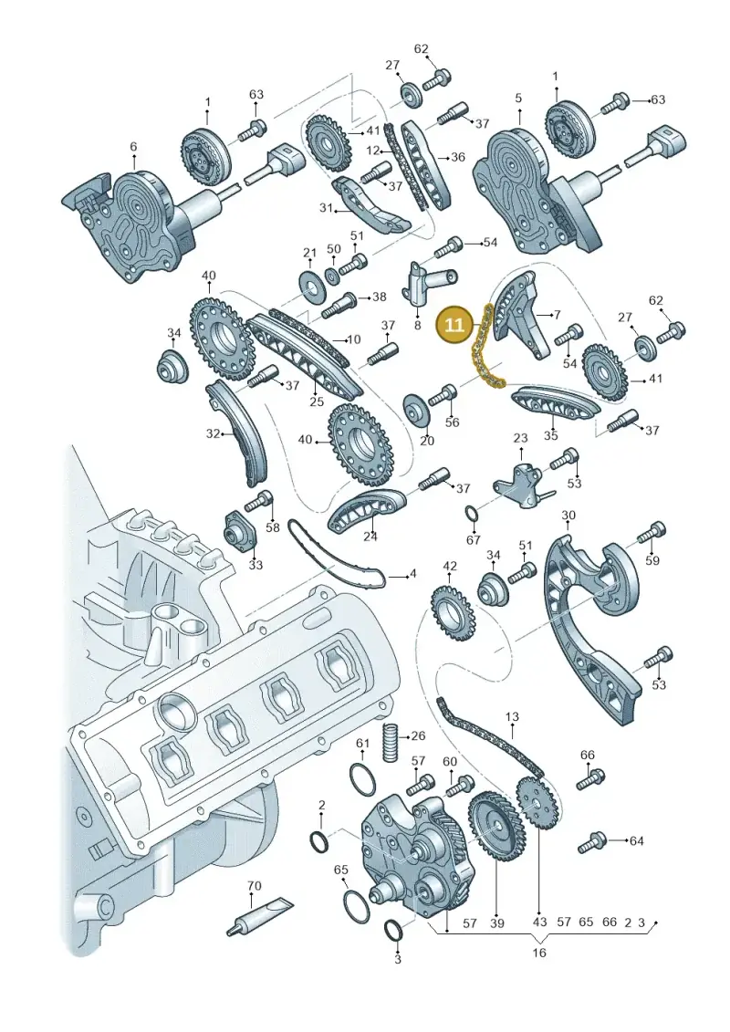 079109229K — Audi A4/S4 Cabrio./qu. 07> (2006-) diagram 247109500, position 11