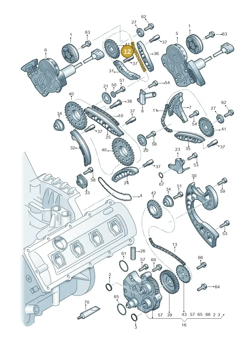 079109229L — Audi A4/S4 Cabrio./qu. 07> (2006-) diagram 247109500, position 12
