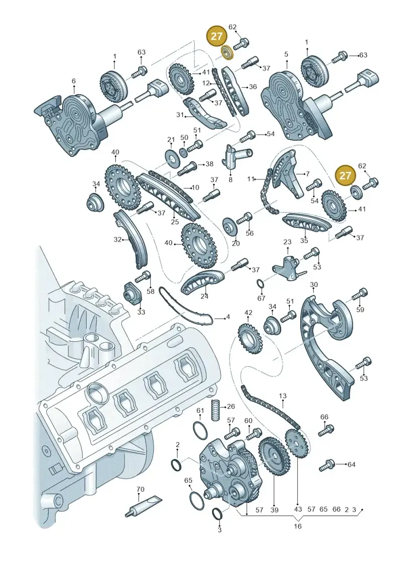 079109497 — Audi A4/S4 Cabrio./qu. 07> (2006-) diagram 247109500, position 27