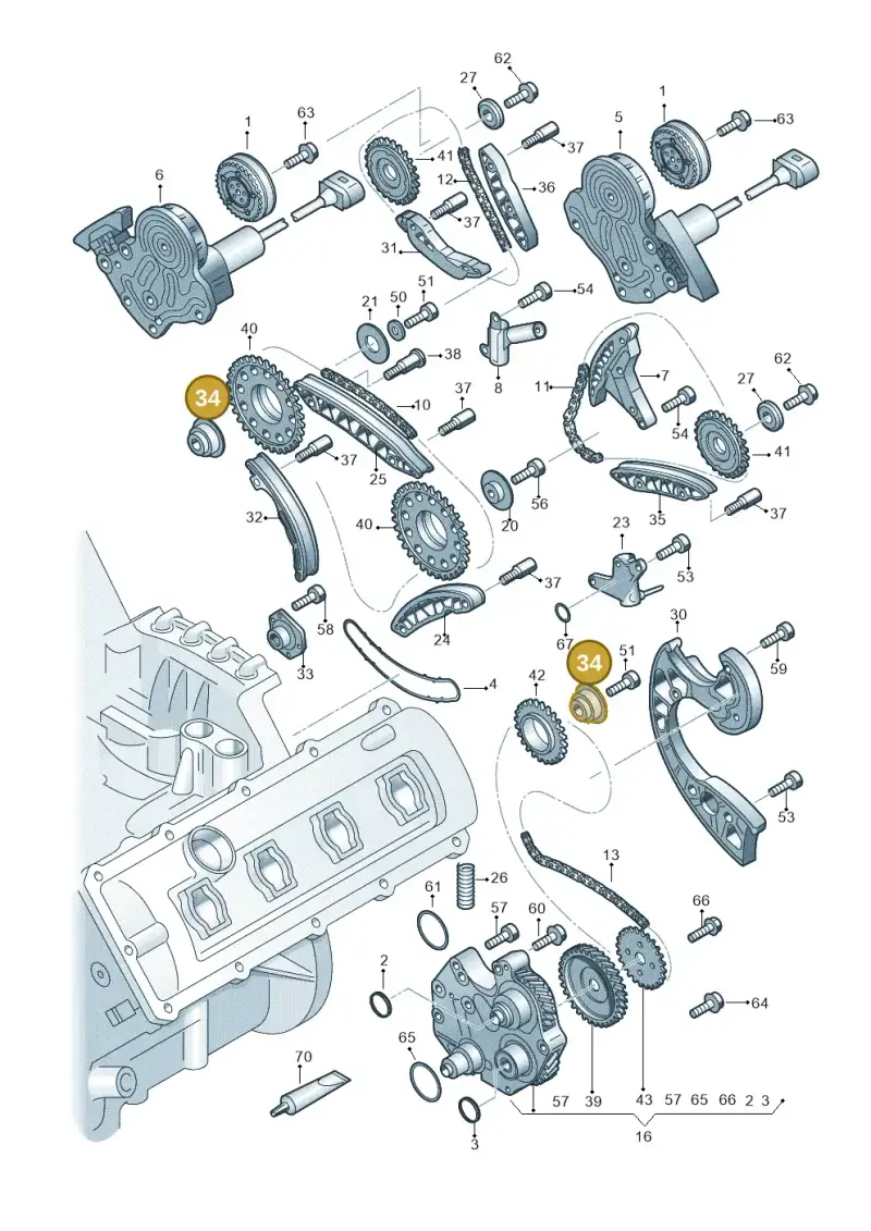 079109512E — Audi A4/S4 Cabrio./qu. 07> (2006-) diagram 247109500, position 34