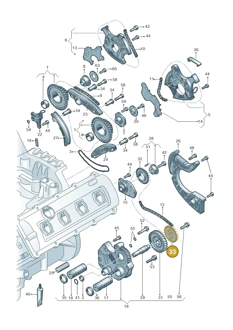 079109570AP — Audi R8 qu. 5.2 (2012-2015) diagram 473109200, position 33